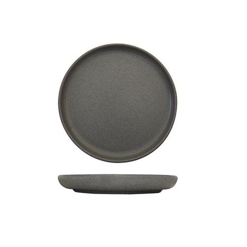 Eclipse Uno Round Plate - 175mm Ø - Dark Grey (Box of 6)