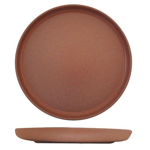 Eclipse Uno Round Plate - 280mm Ø - Brown (Box of 6)