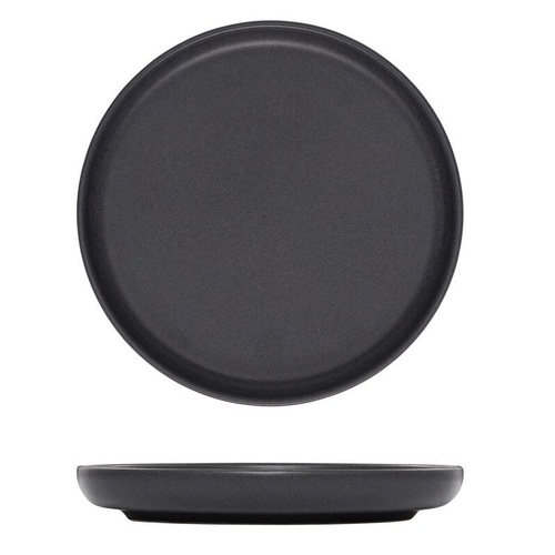 Eclipse Uno Round Plate - 175mm Ø - Black (Box of 6)