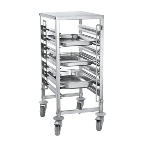 Single GN Trolley With Work Table 7-Tier - 380 x 550 x 950mm