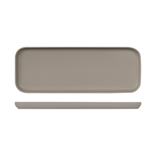 Bevande Rectangular Tray Stone 350x130x20mm (Box of 4)