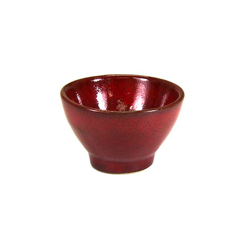 Tablekraft Artistica Round Sauce Dish 70x45mm/ 85ml Reactive Red (Box of 6)