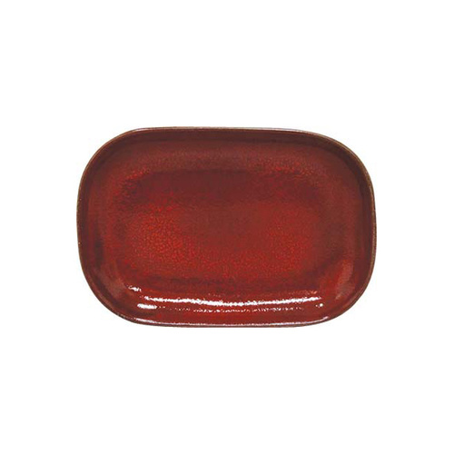 Tablekraft Artistica Rectangular Plate Coupe 240x160mm Reactive Red (Box of 4)