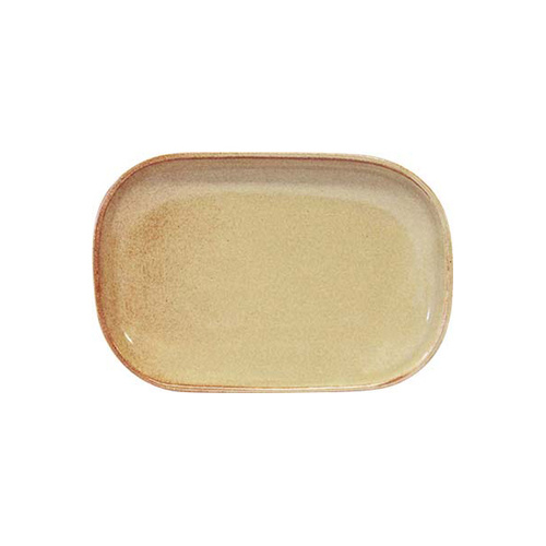Tablekraft Artistica Rectangular Plate Coupe 240x160x25mm Flame (Box of 4)