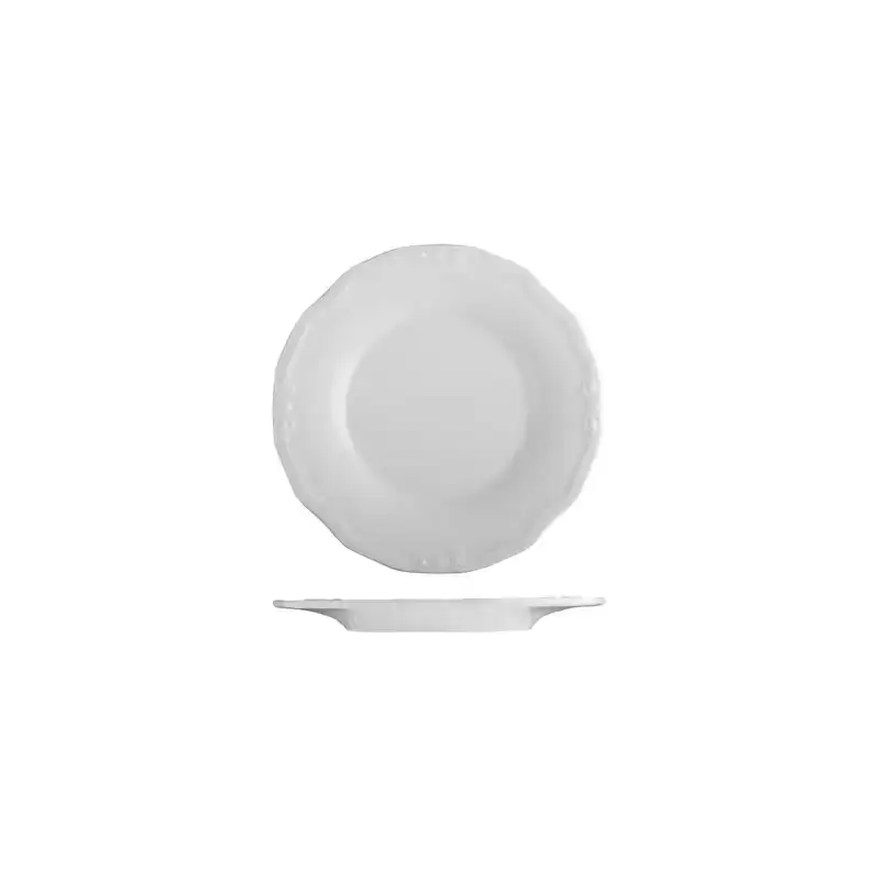 ID Fine Tiffany Scalloped Plate 200mm (Box of 12)