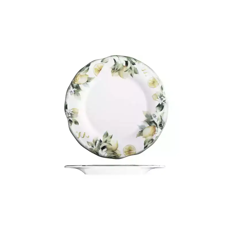 ID Fine Sorrento Scalloped Plate 250mm (Box of 12)