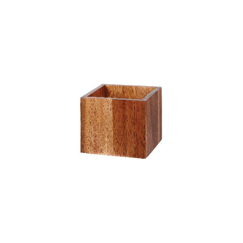 Churchill Buffet Risers Cube Riser 120x120x100mm Acacia Wood