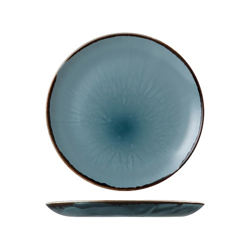 Dudson Harvest Blue Round Plate Coupe 260mm (Box of 12)