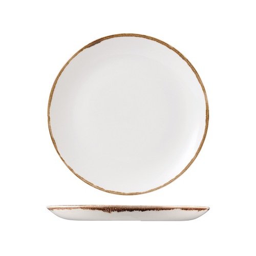 Dudson Harvest Natural Round Plate Coupe 260mm (Box of 12)
