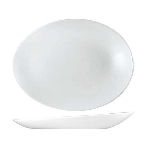 Churchill Profile Orb Oval Plate 346x263mm / 50mm - Box of 12