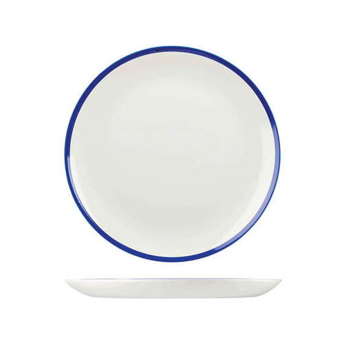 Churchill Retro Blue Round Coupe Plate 260mm - Box of 12