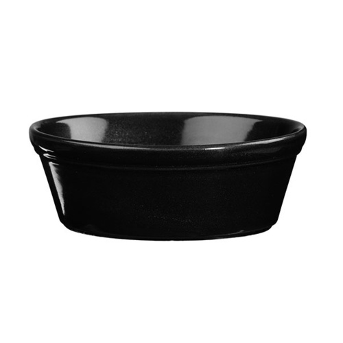 Churchill Cookware Oval Pie Dish Black 152x113mm / 450ml - Box of 12