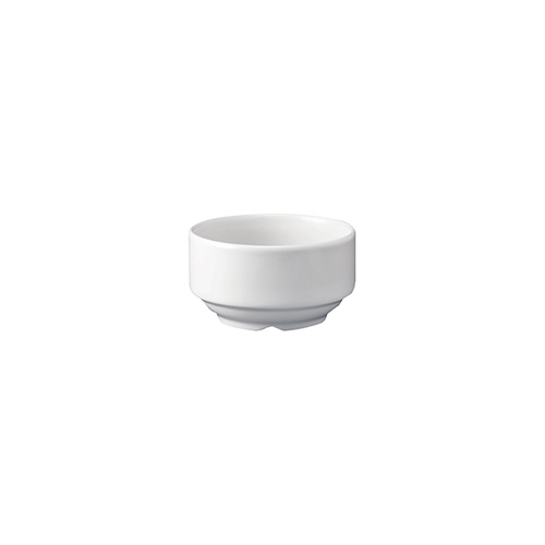 Churchill White Holloware Stackable Consomm Bowl 115mm / 400ml - Box of 24