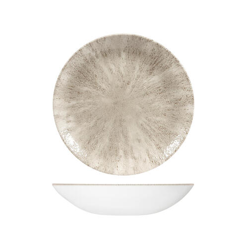Studio Prints Stone Agate Grey Round Coupe Bowl 248mm/1136ml (Box of 12)