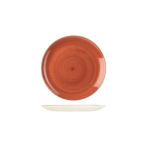Stonecast Spiced Orange Round Coupe Plate Spiced Orange 165mm - Box of 12
