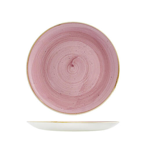 Stonecast Petal Pink Round Coupe Plate 260mm (Box of 12)