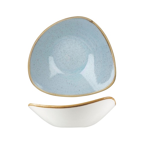 Stonecast Duck Egg Triangular Bowl 235x235mm / 600ml - Box of 12