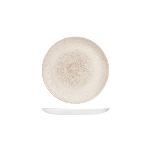 Studio Print Raku Agate Grey Round Coupe Plate Grey 165mm - Box of 12