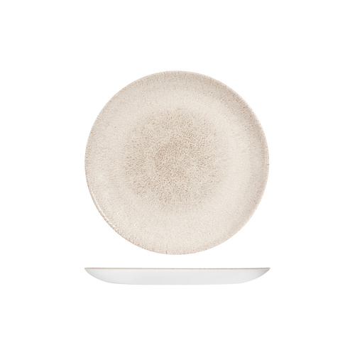 Studio Print Raku Agate Grey Round Coupe Plate 217mm - Box of 12