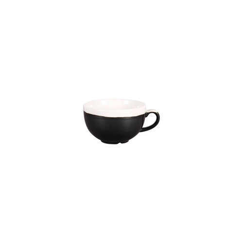 Churchill Monochrome - Onyx Black Cappuccino Cup 227ml - Box of 12