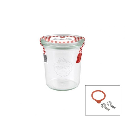 Complete Weck Glass Jars with Lid/Seal 140ml 60x70mm (Box of 12)