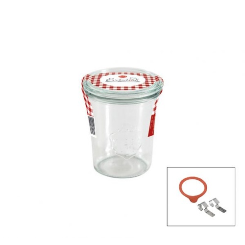 Complete Weck Glass Jars with Lid/Seal 160ml 60x80mm (Box of 12)