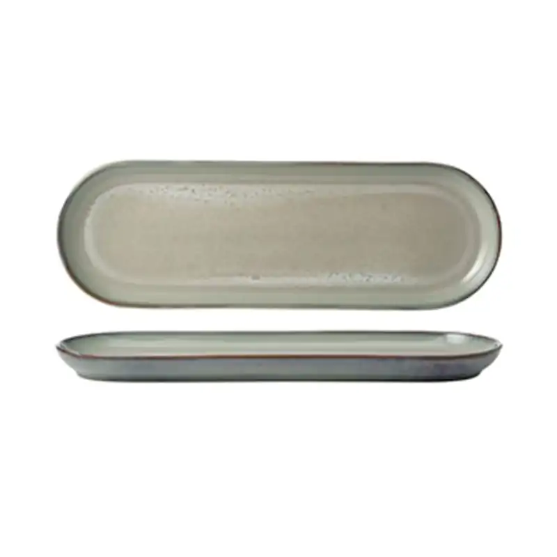 Tablekraft Artistica Oval Platter 450x150mm Canvas (Box of 6)