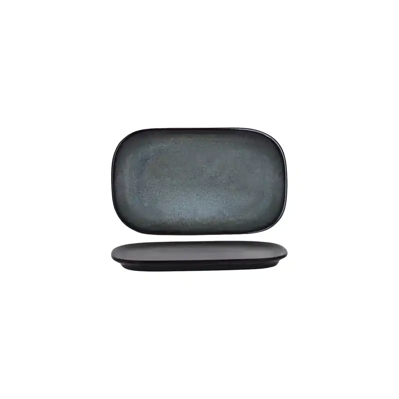 Tablekraft Artistica Rectangular Coupe Plate 250x140mm Pewter (Box of 12)