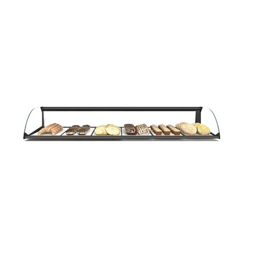 Sayl ADSC1190 Single Tier Curved Ambient Display - 1190w x 380d x 170h