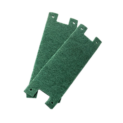 Fry Essentials AF-SCOURERSTRIPW Green Pad Packet 18 PCS