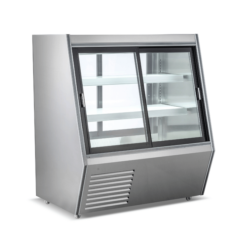 Bonvue AMS-12DD - Dual Access Refrigerated Deli, Meat and Seafood Display Case - 768L