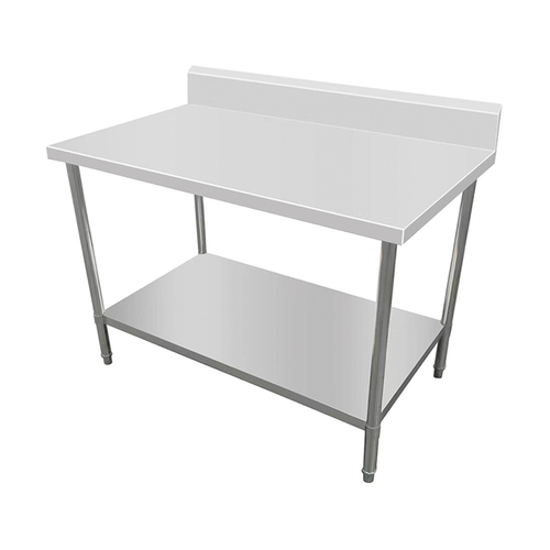AWS-0480 Stainless Steel Work Bench with Splashback 400w x 800d x 900h mm
