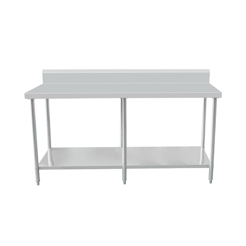 AWS-2180 Stainless Steel Work Bench with Splashback 2100w x 800d x 900h mm
