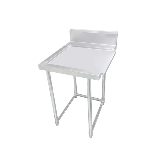 AWSD-0670R Stainless Steel Outlet Bench 600w x 700d x 900h mm (Outlet at Right)