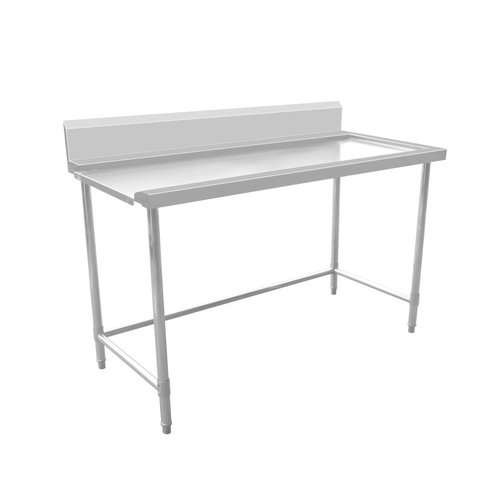 AWSD-0970L Stainless Steel Outlet Bench 900w x 700d x 900h mm (Outlet at Left)