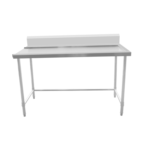 AWSD-1270L Stainless Steel Outlet Bench 1200w x 700d x 900h mm (Outlet at Left)