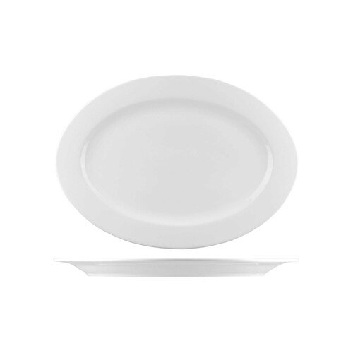 AFC Bistro Oval Plate 405x290mm (Box of 10)