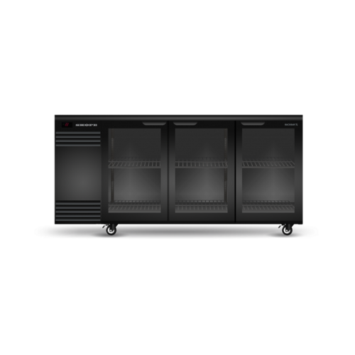 Skope BB.3.GSW - BackBar 3 Glass Swing Door Fridge