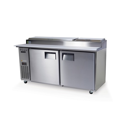 Skope BC180-P-2RROS-E - 2 Solid Door Pizza Preparation Non-GN Fridge