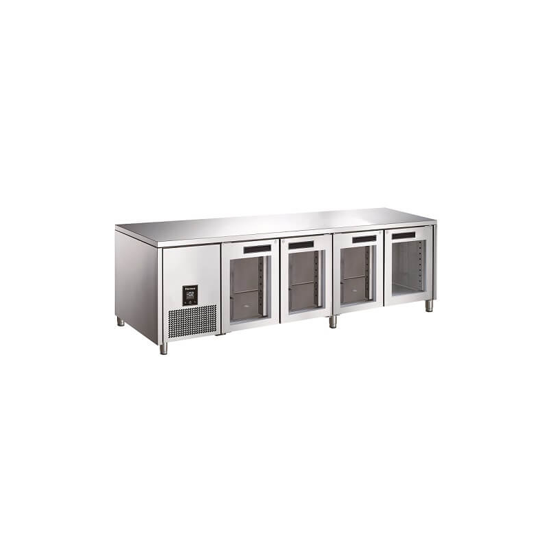 Glacian BCG62350 - 4 Door Glass Underbench Fridge