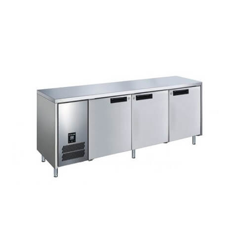 Glacian BCS72476 - 3 Door S/S Underbench Fridge