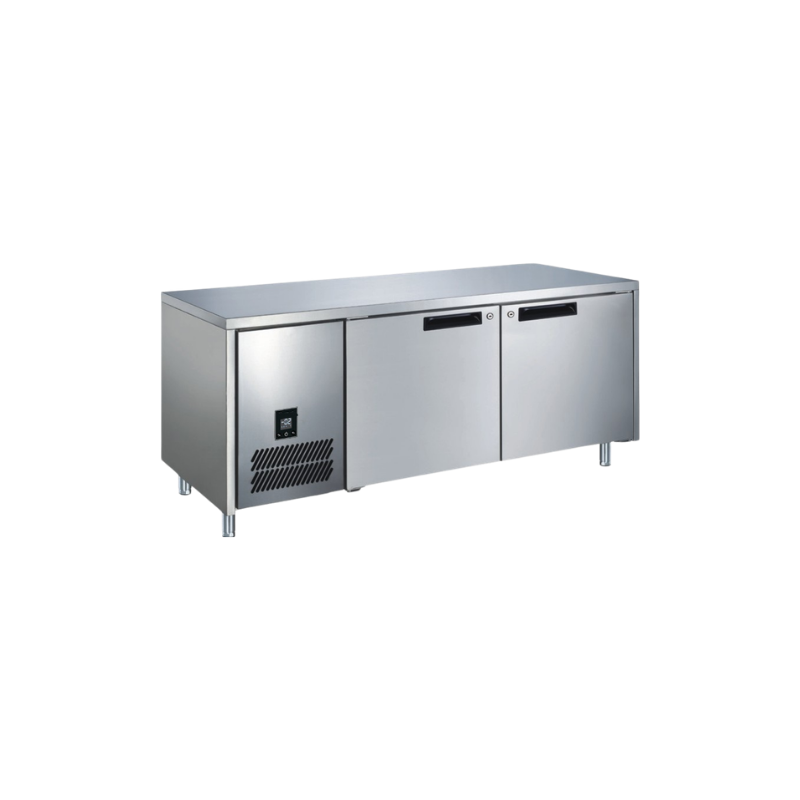 Glacian BFS61420 - 2 Door S/S Underbench Freezer