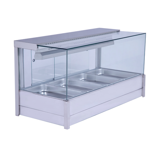 Bonvue BM14SC - Square Countertop Wet and Dry Bain Marie - 2 x 4