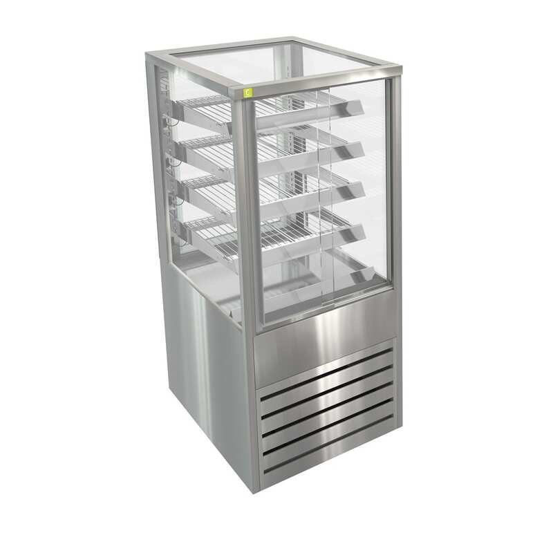 Cossiga BTGHT6-SD Heated Freestanding Sliding Front with Rear Glass Doors - 600mm