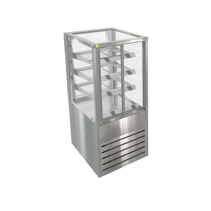 Cossiga BTGRF6-SD Refrigerated Freestanding Sliding Front with Rear Glass Doors - 600mm