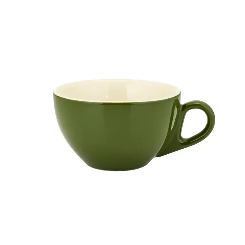 Brew Pine Green Cappuccino Cup 220ml (Box of 6)