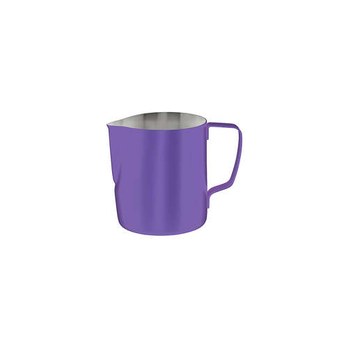 Brew Milk Frothing Jug Stainless Steel 600ml Powder Coated Purple