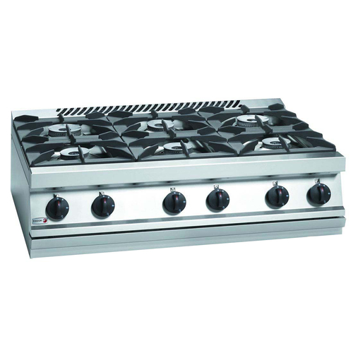 Fagor C-G960H - Bench Top 6 Gas Burners - NG