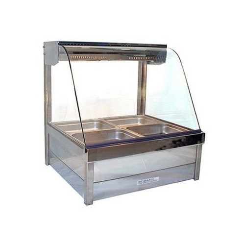 Roband C22RD Curved Glass Hot Food Display with Rear Doors
