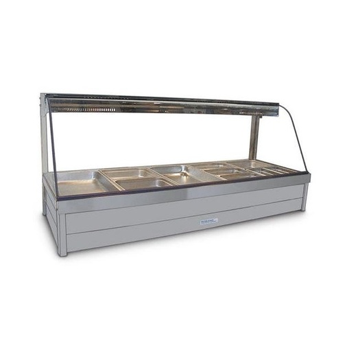 Roband C26RD Curved Glass Hot Food Display with Rear Doors